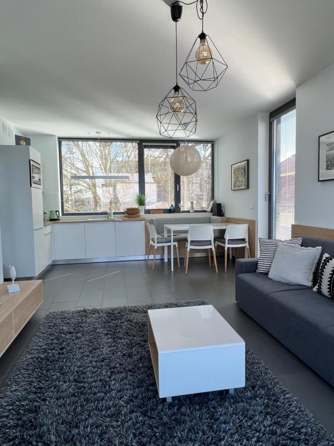 Apartment Morski Widok W Boulevard อุสตรอเนียมอร์สเกีย ภายนอก รูปภาพ