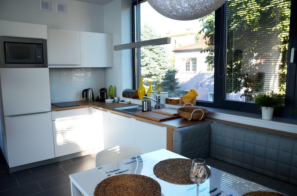 Apartment Morski Widok W Boulevard อุสตรอเนียมอร์สเกีย ห้อง รูปภาพ
